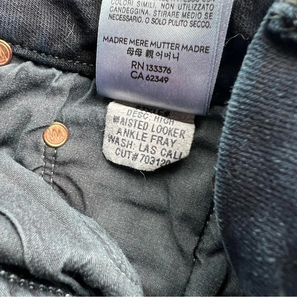 MOTHER Denim High Waisted Looker Ankle Fray Skinny Jeans Last Call Women’s 24 - Picture 10 of 13